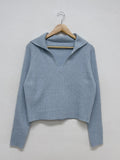[Plan] Sailor Raglan Collar Knit