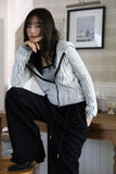 Magenne hair hood zip-up