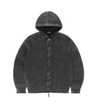 PIGMENT MESH ZIP UP KNIT