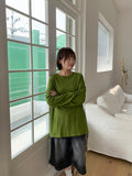 [unisex] Topbert Color Linen Over Long Sleeve Tee - Linen 60