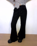 Loen Low-Rise Bootcut Banding Pants