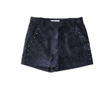 Stud Corduroy Shorts