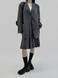 Ozu Back Belt Oversized Jacket