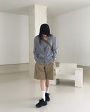 Noki see-through check oversized fit shirt