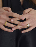 Iceblock Silver Ring L