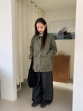 Tiol Cotton Collar Bomber Jacket