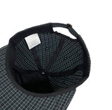 Lucky Lettering Two-Tone Check Camp Cap