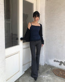 Paulver Eyelet Bootcut Pants