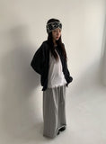 Wilke Cut Banding Long Skirt