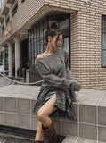 Teen Grey Brush Skirt