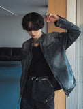 Chaser zipper denim jacket