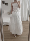 Rie Chiffon Layered Tulle Skirt