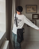 Deep press ribbed warm t