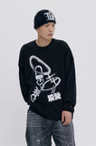 SILVER KEY-RING LOGO CREWNECK