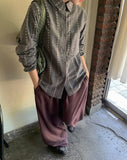 [unisex] Koent Key Ring Banding Sweat Balloon Wide Pants