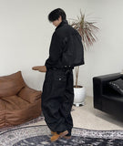 Lafren Crop Mix Knit Jacket