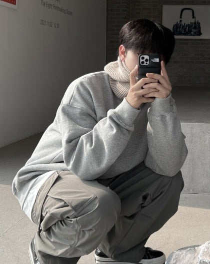 【DISCERNMENT】AW Heavy Oversized Sweatshirt DISCERNMENT (ディーサーメント) - A/Wヘビーオーバースウェット