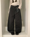 Gidget Stripe Rivet Balloon Fit Long Pants