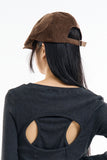 Autumn corduroy hunting cap