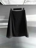 Sheer Chiffon Layered Midi Skirt
