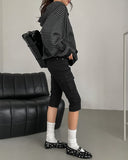 Bliss Slim Cargo Capri Pants