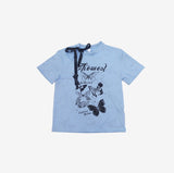 Trenti strap printed T-shirt