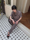 Morris Linen Belted Wide Slacks