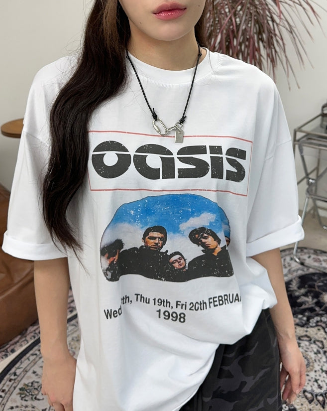 【SATIIIZ】Resid oasis 1998 t-shirt SATIIIZ (サティーズ) - レシッドオアシス1998Tシャツ / Resid