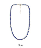 Defen Blue Gemstone Necklace