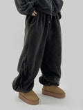 Karan Fleece Patch Jogger Pants