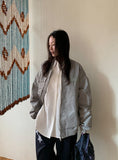 [unisex] Penpurb Quilted Over Flight Jumper