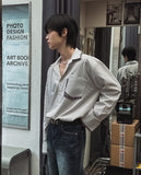 Grown Stripe Pocket Shirt