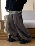 Dotine Pintuck Banding Wide Pants