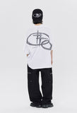 WIDE FIT SHINING LOGO TEE SHIRT