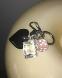 Lovely Hip Heart Dice Pants Bag Key Ring