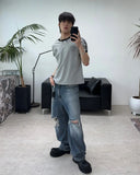 Ens Damaged Regular Denim Pants