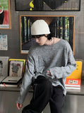 Ruffle vintage damage knit