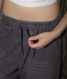 Mens Side Snap Slit Balloon Fit Denim Pants