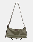 Kuel Strap Buckle Point Shoulder Bag