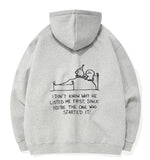 mmM Illustration Tattoo Brushed Hood Heavy Overfit