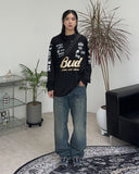 Rattan Double Knee Washing Denim Pants