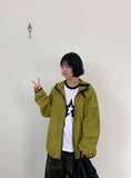 [unisex] Agenda Summer Color Matching Hood Wind Jumper