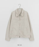 [Unisex] Telmu Cotton Pigment Trucker Over Jacket