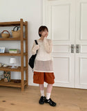 [Unisex] Hebly Nylon Banding Cargo Bermuda Pants