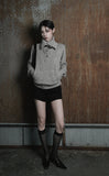 High Neck Goat Knit