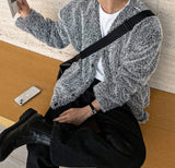 Kale boucle knit cardigan