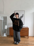 [unisex] Onpu Lettering Over Knit
