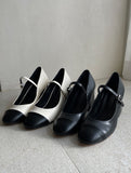 Fleur Color Sheme Strap Shoes