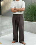 Cooling Linen Two-Tuck Wide Pants