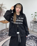 Tevi Lettering Crop Hoodie